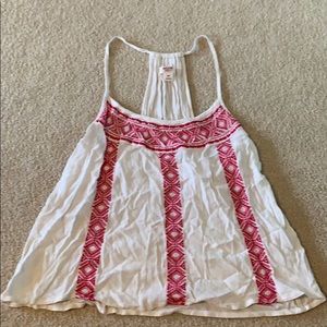 Embroidered tank